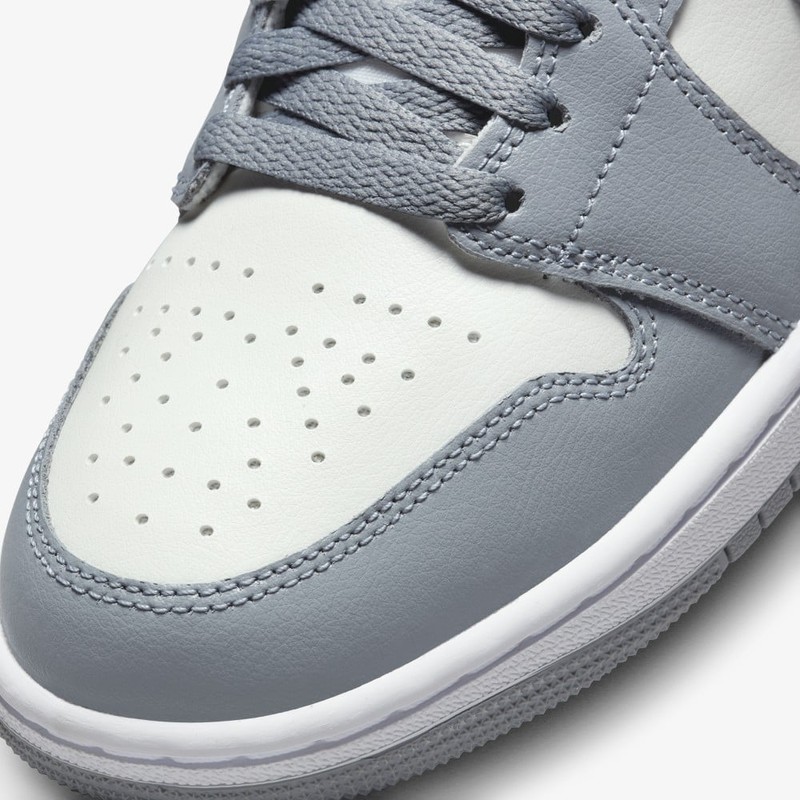 Air Jordan 1 Mid Grey Sail | BQ6472-115