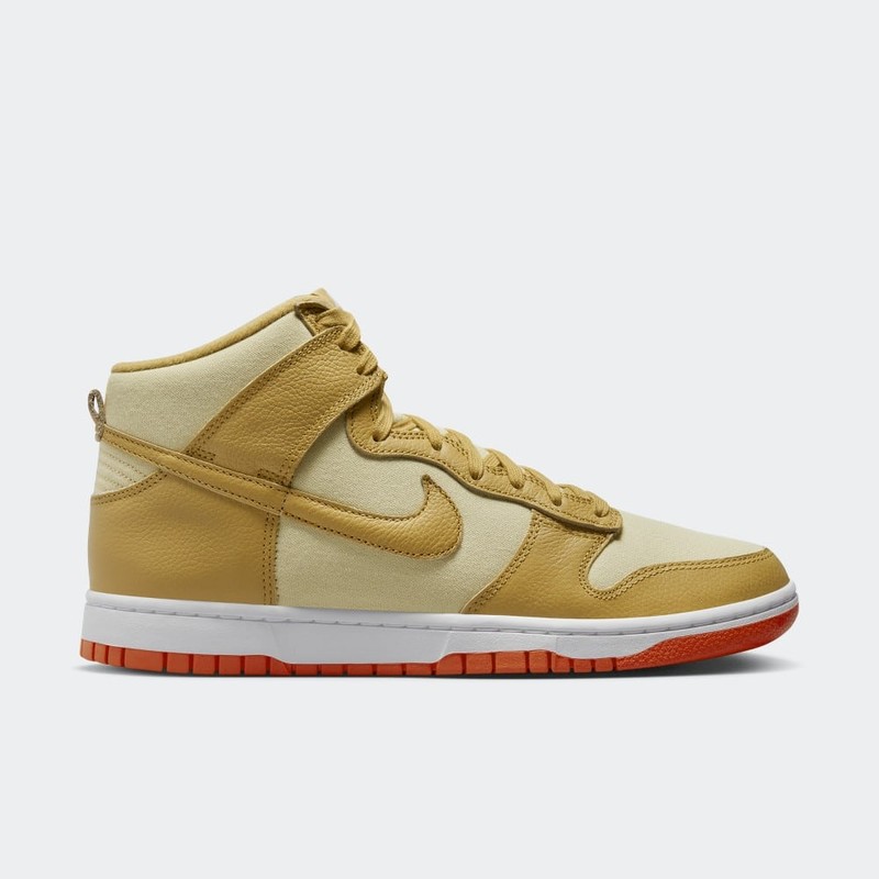 Nike Dunk High "Gold Canvas" | DV7215-700