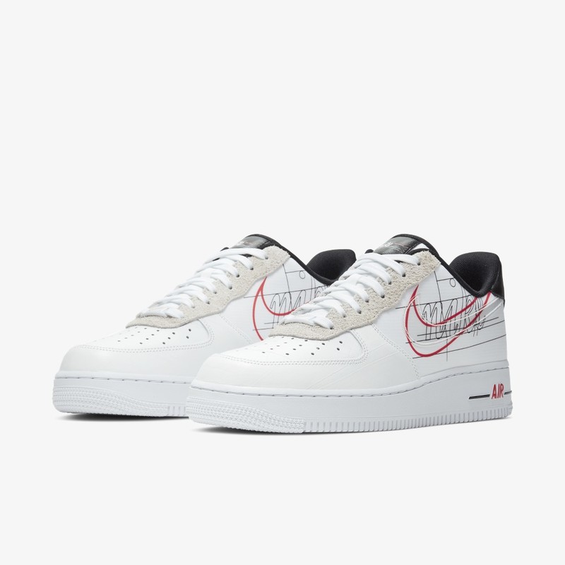 Nike Air Force 1 Low Script Swoosh Pack | CK9257-100