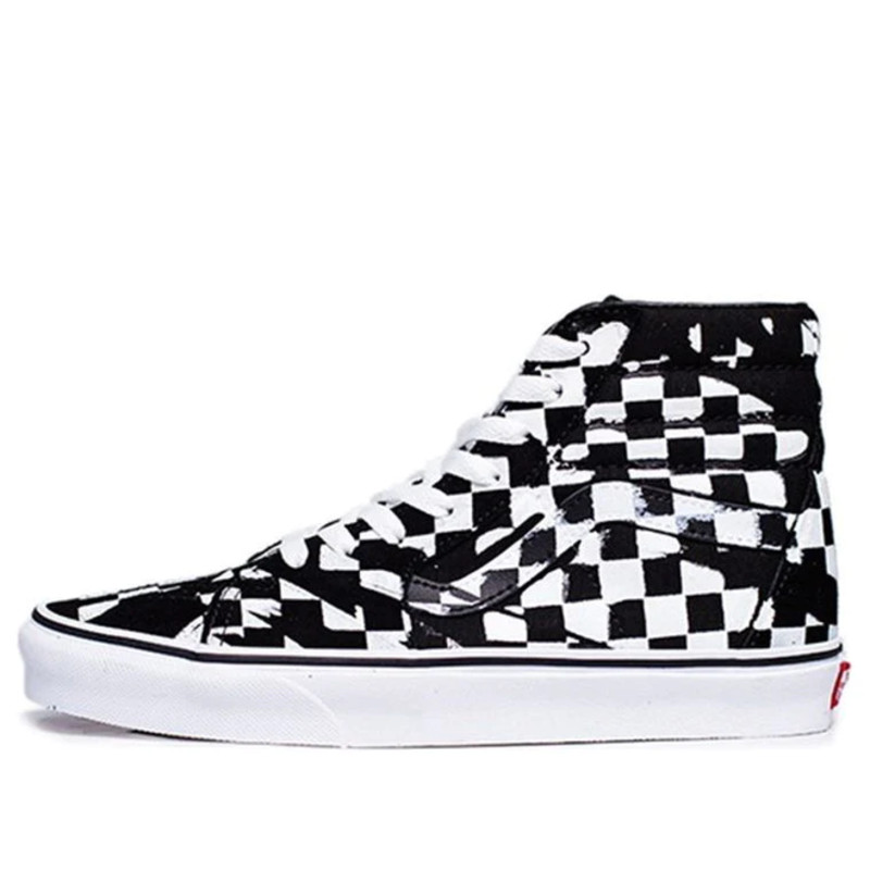 Vans Sk8-Hi 'Overprint Checkboard' Black | VN0A38GEUPS