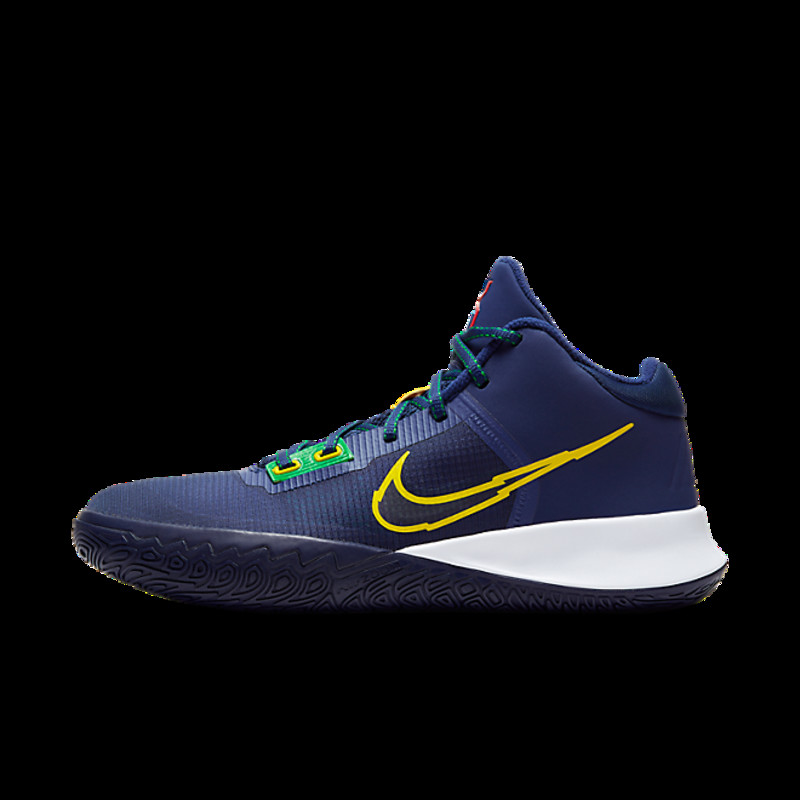 Kyrie 4 yellow hot sale and blue