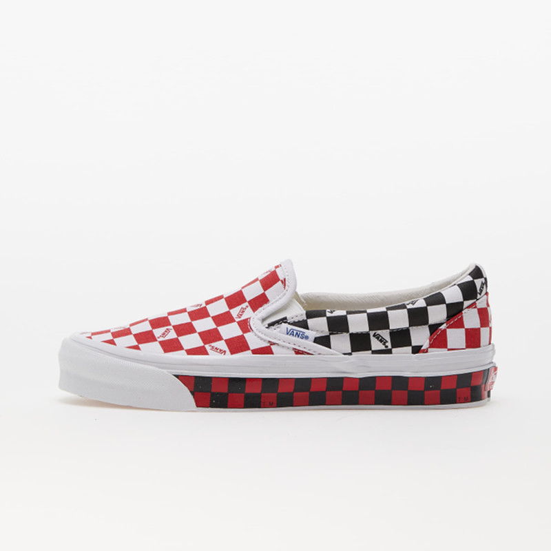 Vans Vault OG Classic Slip-On LX Vault Checkerboard Red/ Black | VN0A32QNREB1