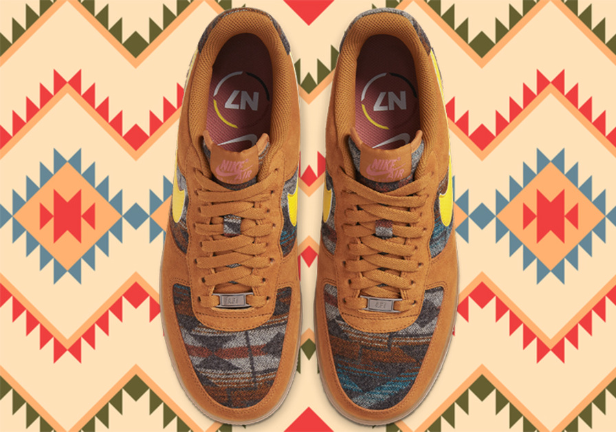 Official Pictures of the Nike Air Force 1 "N7 Pendleton" Released