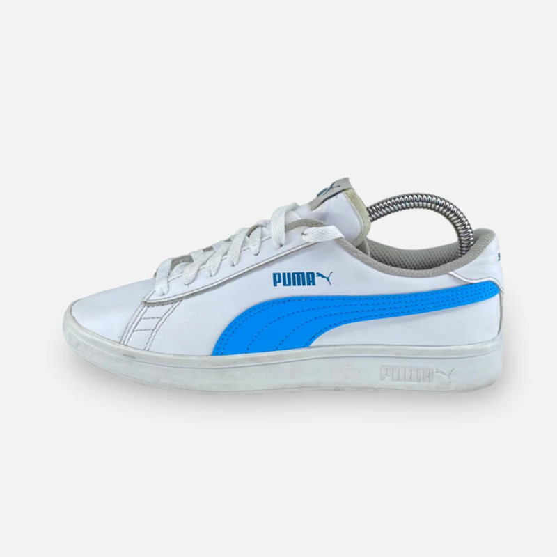 Puma Smash V2 Jr white blue | 365170-21