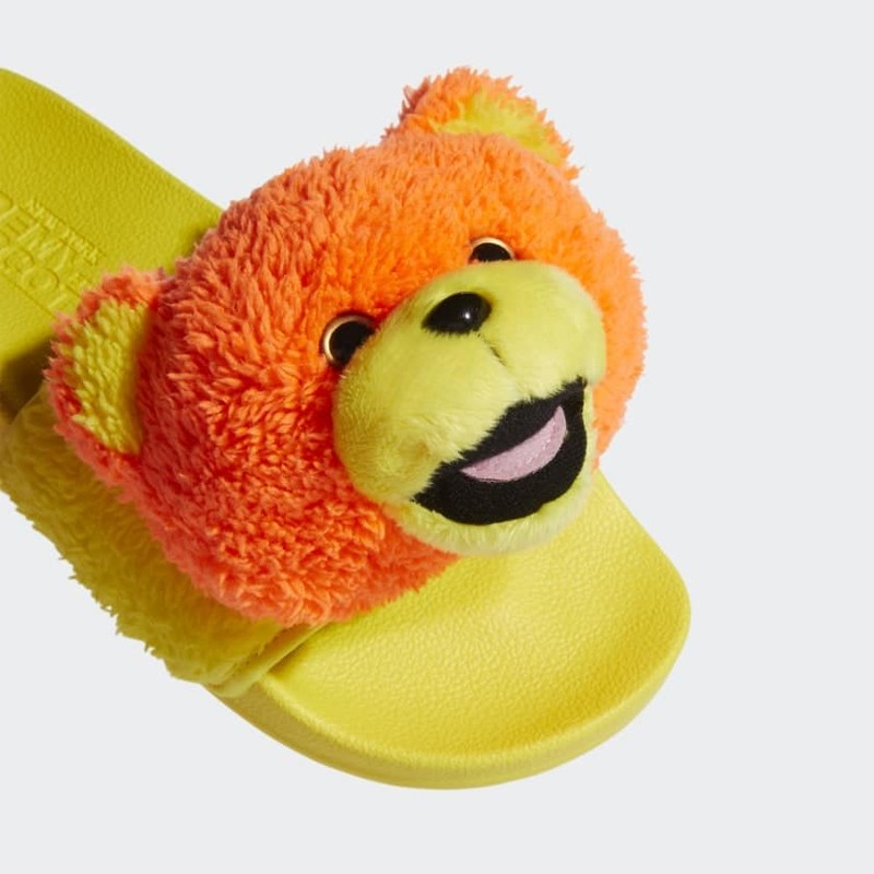 Jeremy Scott x Teddy Adilette Yellow | Q46582