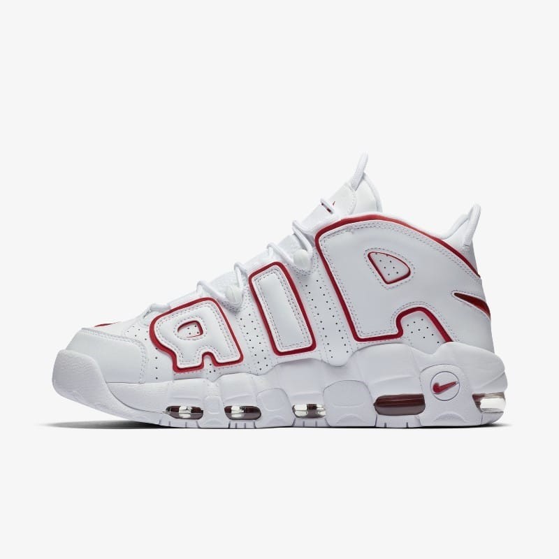 Nike Air More Uptempo White/Red | 921948-102