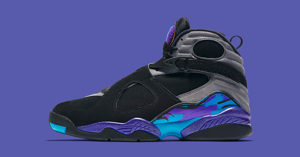 The return of the Air Jordan 8 "Aqua" is planned for 2025