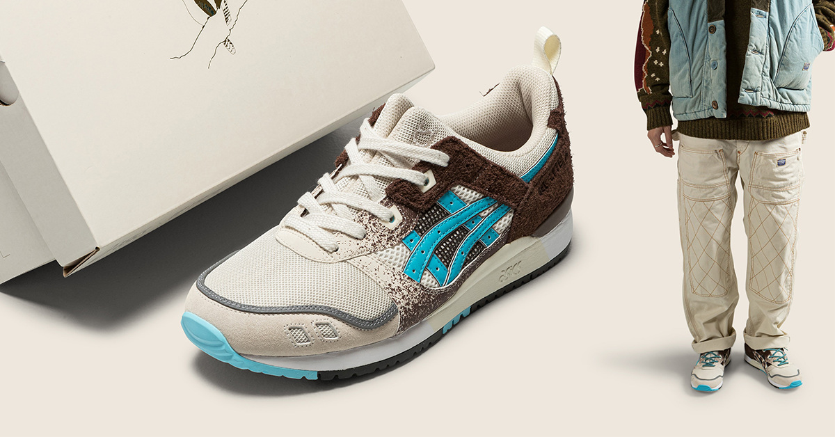 Erhalte mit dem Up There x ASICS Gel-Lyte III „Kookaburra“ einen Sneaker mit australischem Vogelflair