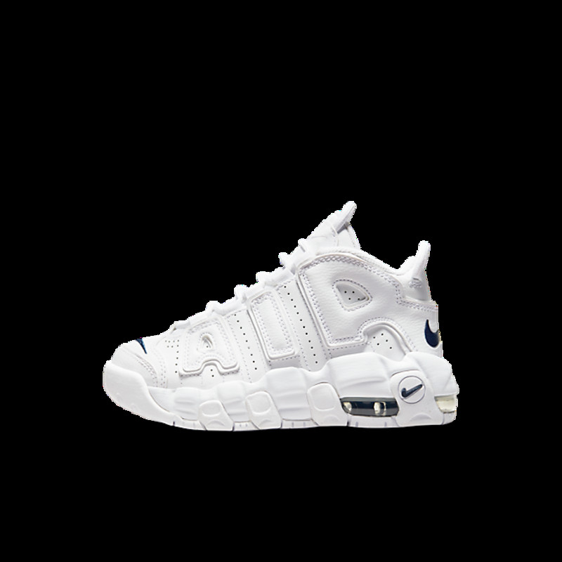 Nike Air More Uptempo White Navy Swoosh PS DH9723 100 Grailify