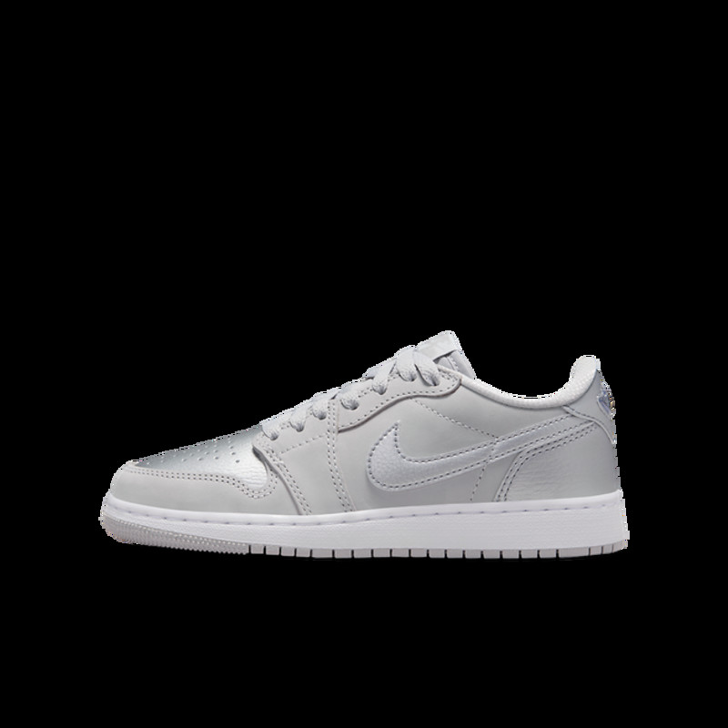 Air Jordan 1 Low OG Metallic Silver (GS) | CZ0858-002