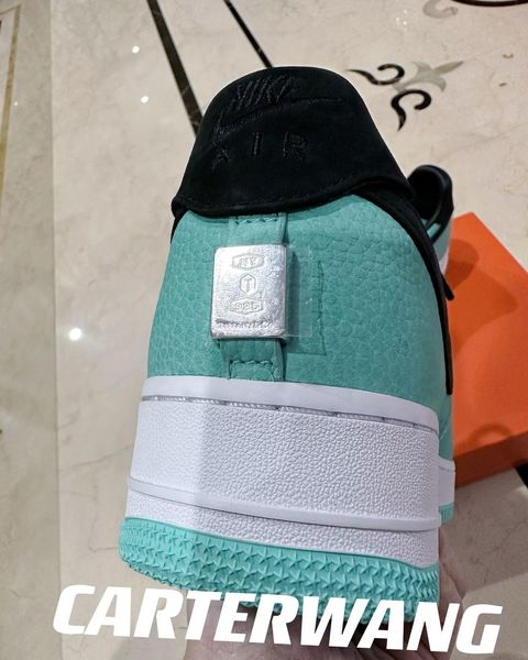 REAL VS FAKE NIKE AIR FORCE 1 LOW TIFFANY & CO 1837 