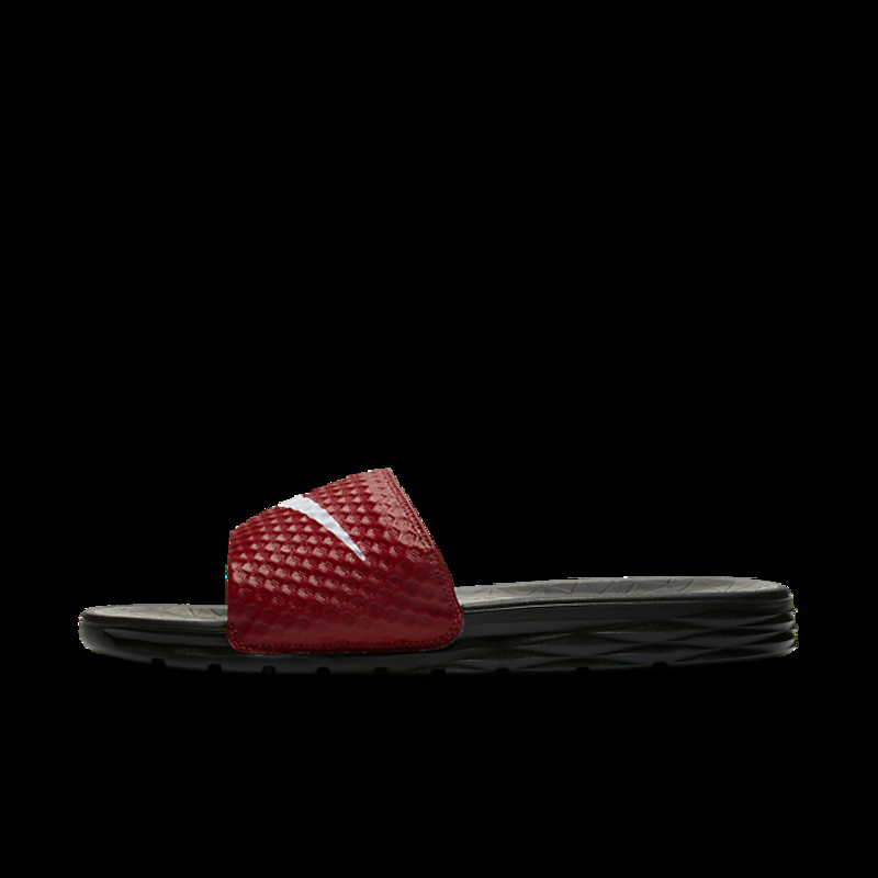 Nike benassi solarsoft on sale red