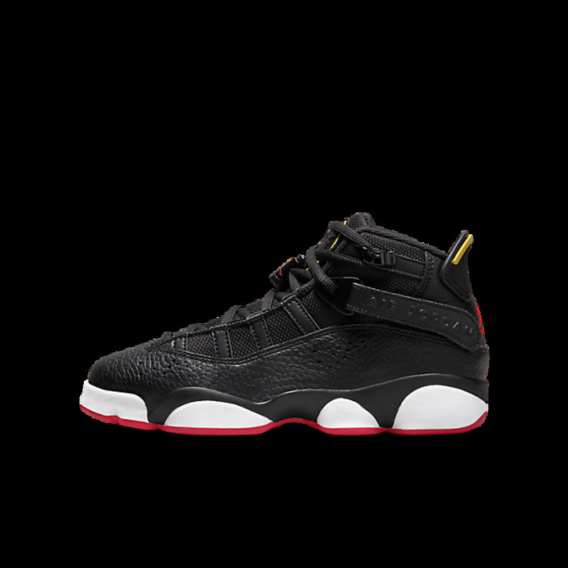 Nike Jordan Kids Black & Red Jordan 6 Rings | 323419-063
