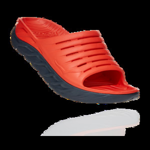 HOKA  Ora Recovery Slide 2 Sandal in Forb, Size 7 | 1099673-FORB-07