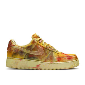 Nike Stussy x Lookout & Wonderland x Air Force 1 Low 'Hand Dyed - Yellow' | CZ9084-200-DYE-YELLOW