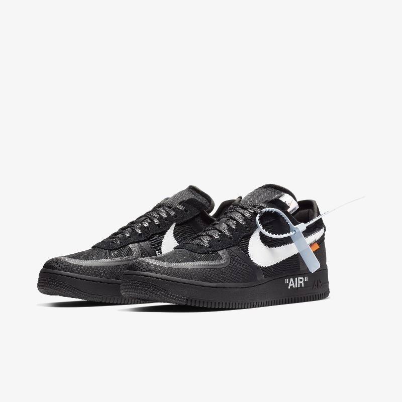 Buy Off-White x Air Force 1 Low 'Black' - AO4606 001