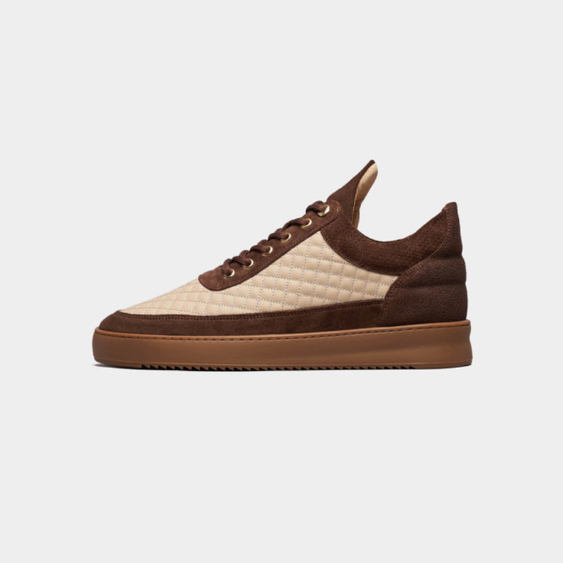 Low Top Quilted Brown | 10100151933