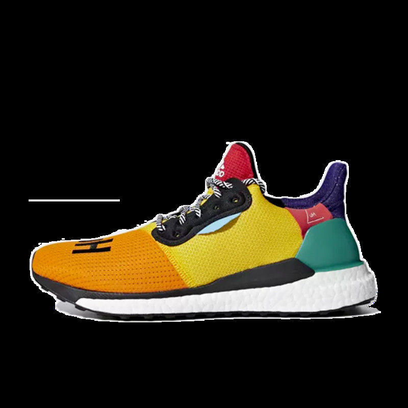 adidas Womens Pharrell Williams Solar Hu Glide 'Bold Gold' | DB3038