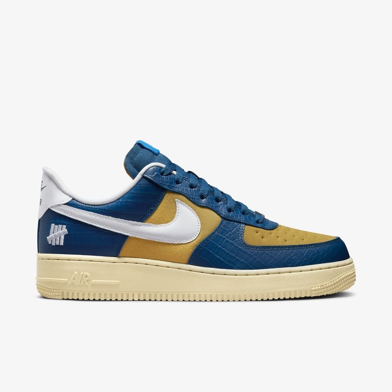 Undefeated x Nike Air Force 1 Blue 5 On It | DM8462-400