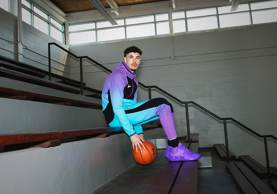 LaMelo Ball Shows Another Hornets-Inspired PUMA MB.01