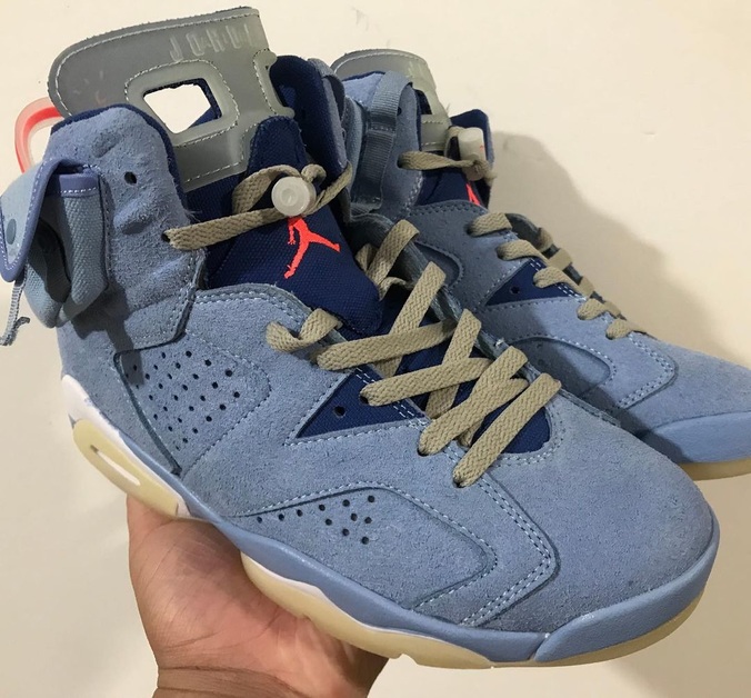 First Look: Travis Scott x Air Jordan 6 "Houston Oilers"