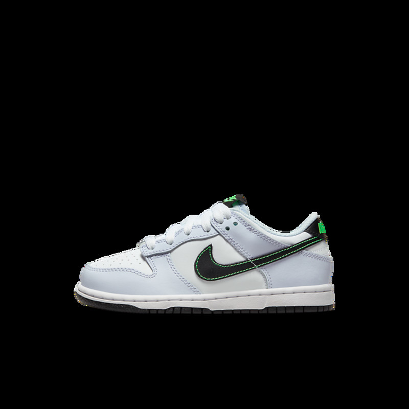 nike amazon Dunk Low (PS) White/Black/Football Grey | FB9108-107