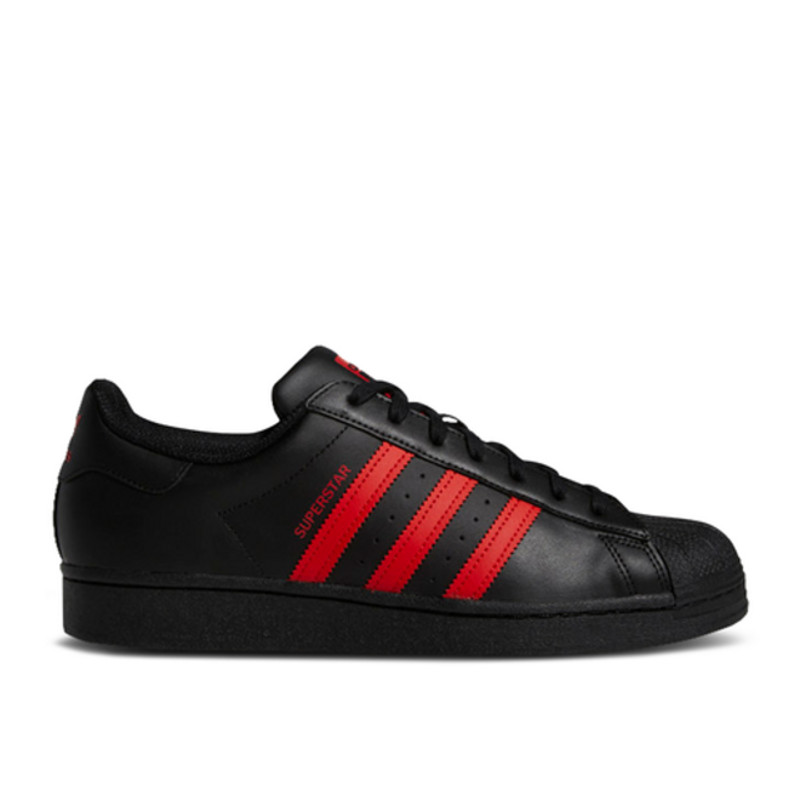 Adidas superstar cheap schwarz rot