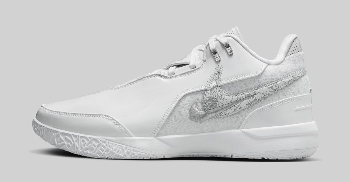 Clean Chic on the Court with the Nike LeBron NXXT Gen AMPD "White/Silver"