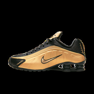 Nike Shox R4 Metallic Gold Black | 104265-702