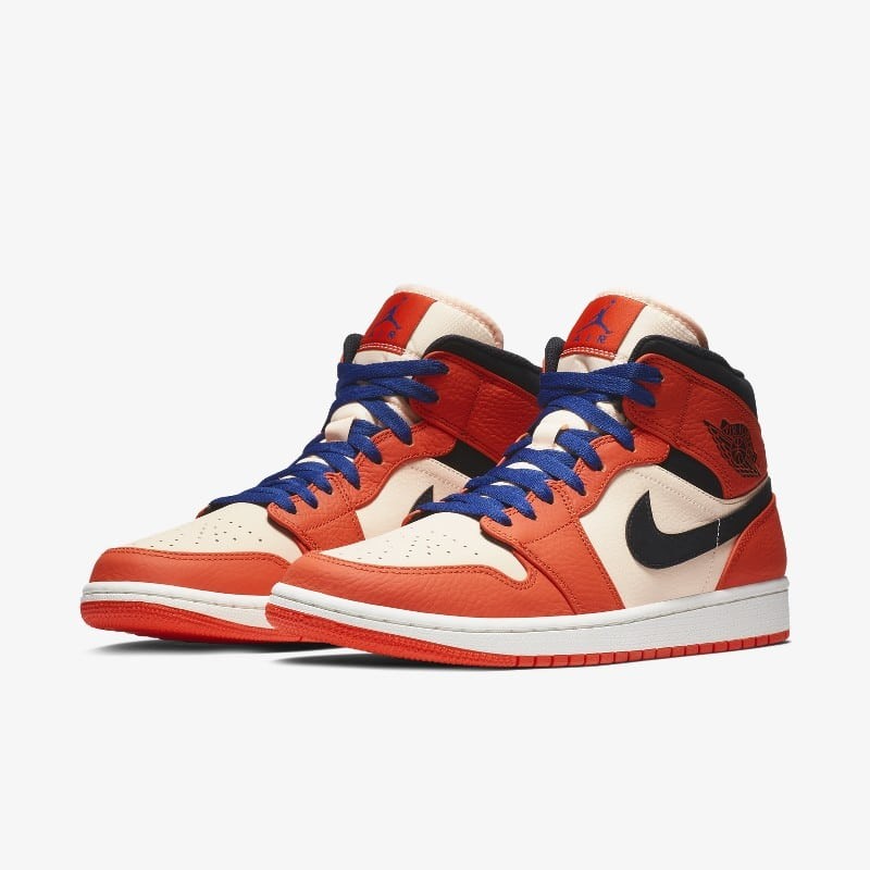 Air Jordan 1 Mid Team Orange | 852542-800