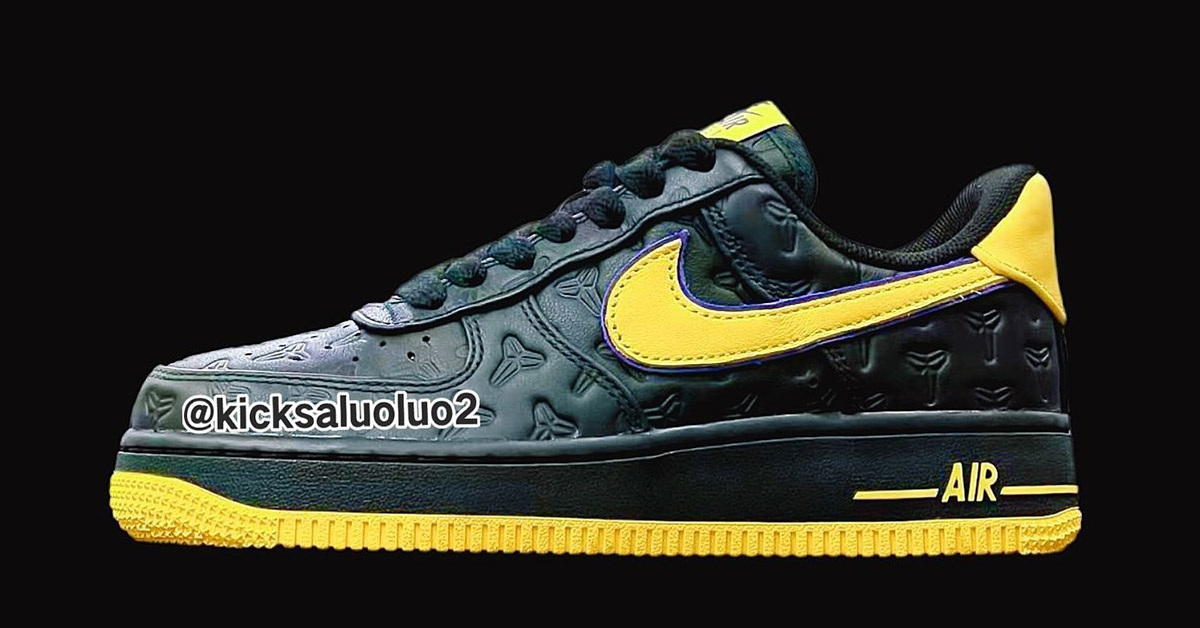 Nike honours Kobe Bryant with the Air Force 1 Low ‘Black’