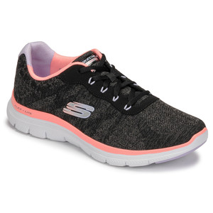 Skechers  FLEX APPEAL 4.0  women's Shoes (Trainers) in Black | 149570-BKCL