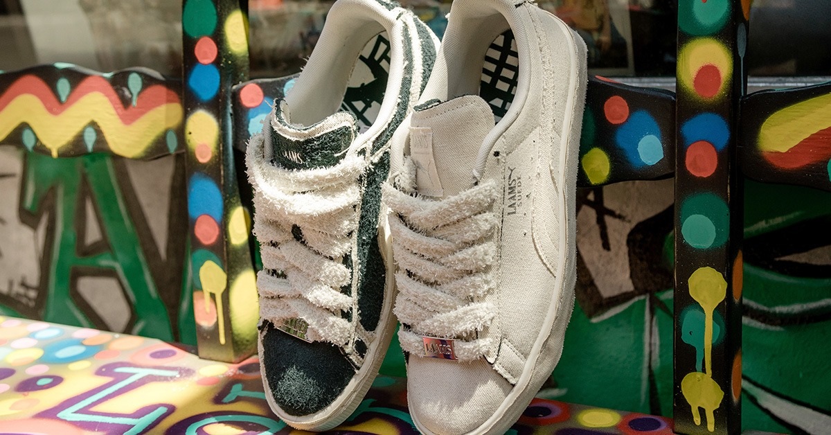 LAAMS x PUMA Suede "Blank Canvas": Give Your Sneaker a Personal Touch!