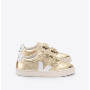 Veja Kid's Esplar Velcro Leather Trainers | RSV021818