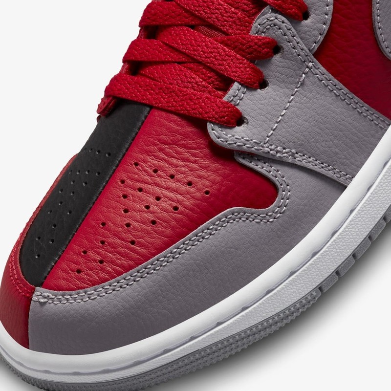 Air Jordan 1 Low SE Split Grey Red DR0502-600