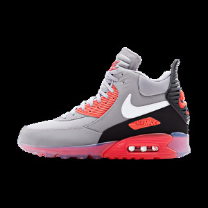 Nike Air Max 90 Sneakerboot Ice Wolf Grey Infrared | 684722-006