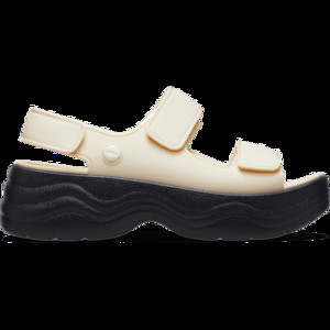 Crocs Skyline SandalVanilla/Black | 208183-1LG