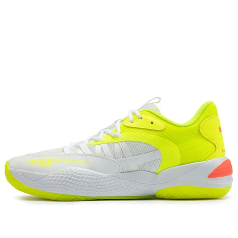 Puma Court Rider 2.0 Neon Yellow White Basketball | 377393-02