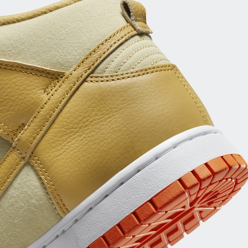 Nike Dunk High "Gold Canvas" | DV7215-700