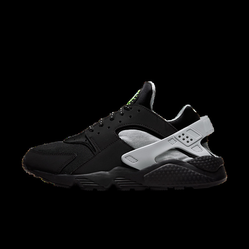 Black and neon green cheap huaraches