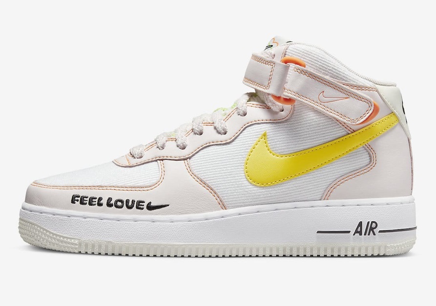 Good Vibes auf dem Nike Air Force 1 Mid "Feel Love"