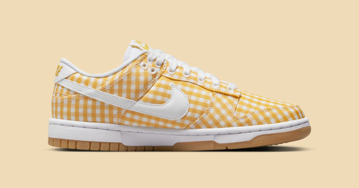 Dein Sommer wird noch besser mit dem Nike Dunk Low „Yellow Gingham“