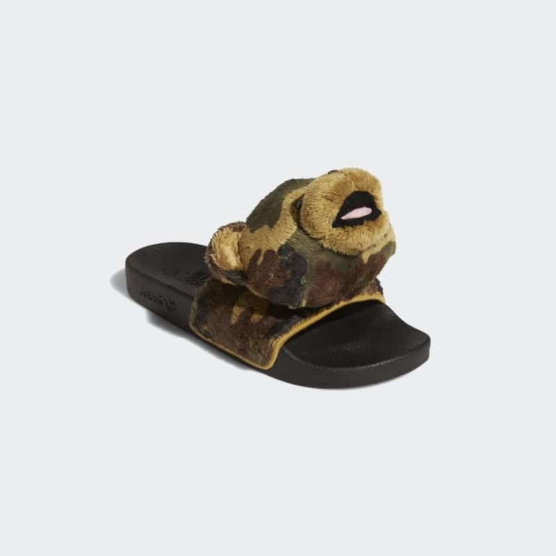 Jeremy Scott x Teddy Adilette Black | H02882