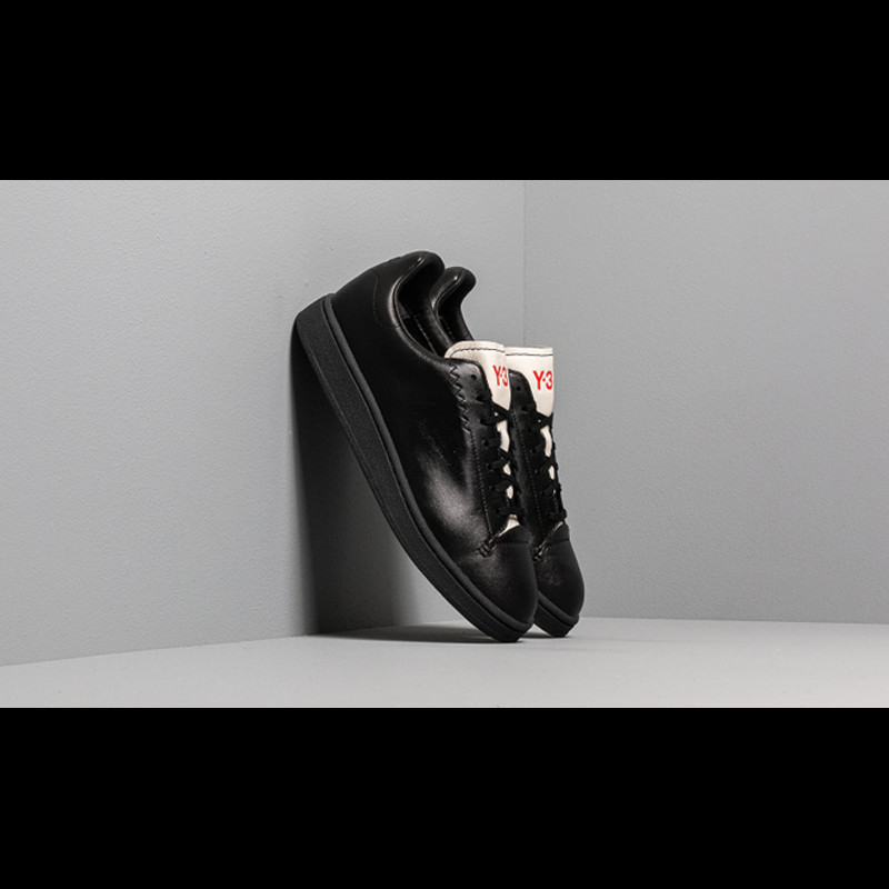 adidas Y-3 Yohji Court (Black Y-3 / Black Y-3 / Core White) | EF2557