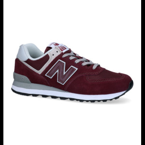 New Balance ML 574 Bordeaux Sneakers | 0195907806692