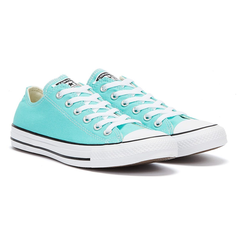 Converse Chuck Taylor All Stars Low Top Womens Electric Aqua Trainers | 171266C