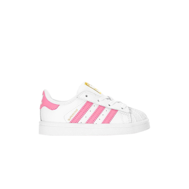 Adidas superstar white light cheap pink