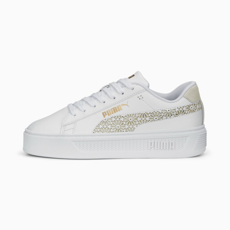 Puma Smash Platform V3 Laser Cut sneakers voor Dames | 389403-01