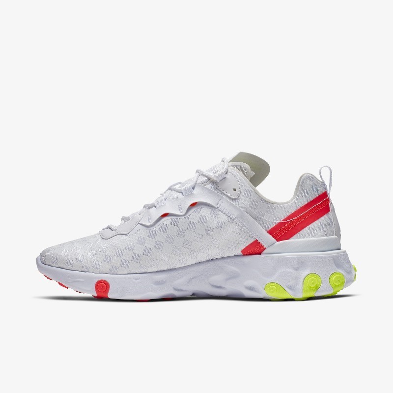 Nike React Element 55 White Volt | CJ0782-100