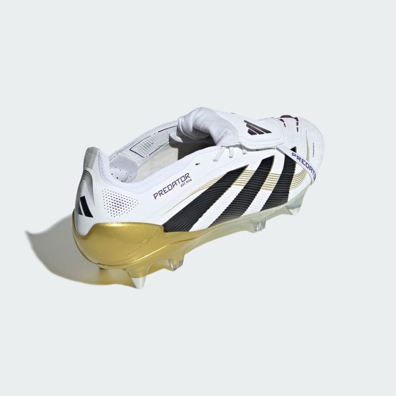 adidas Predator Elite Fold-Over Tongue SG "White/Gold" | JR4529